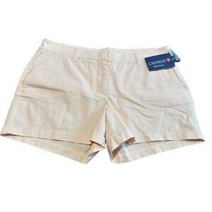 NWT Cremieux Women’s Shorts Size 14 Peach 4‎ Inch Inseam Lightweight Stretch GH4